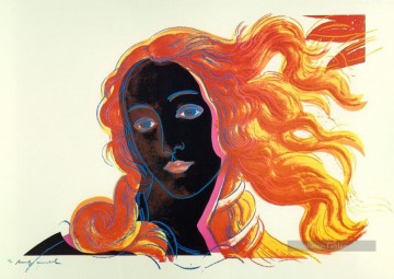 Botticelli retrato de Andy Warhol Pinturas al óleo